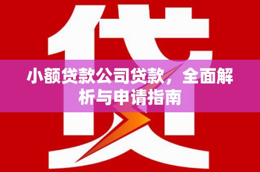 浮山小额贷款公司贷款，全面解析与申请指南