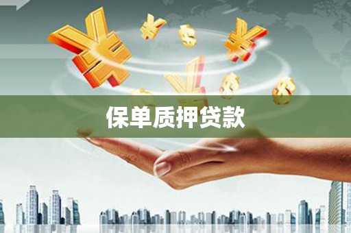 浮山保单质押贷款