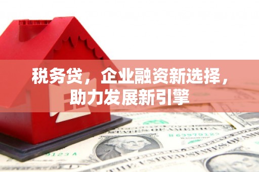 浮山税务贷，企业融资新选择，助力发展新引擎