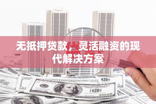 浮山无抵押贷款，灵活融资的现代解决方案